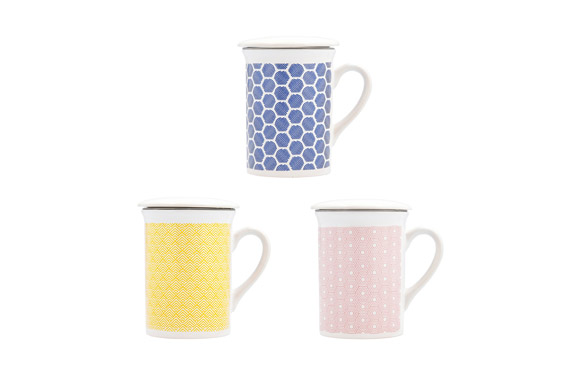 MUG INFUSION PORCELANA CON33 CL COLORS S